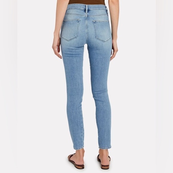 FRAME Le High Skinny Double Needle Jeans Tropic 25 - Picture 4 of 13